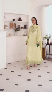 Celestial Pistachio Kaftan